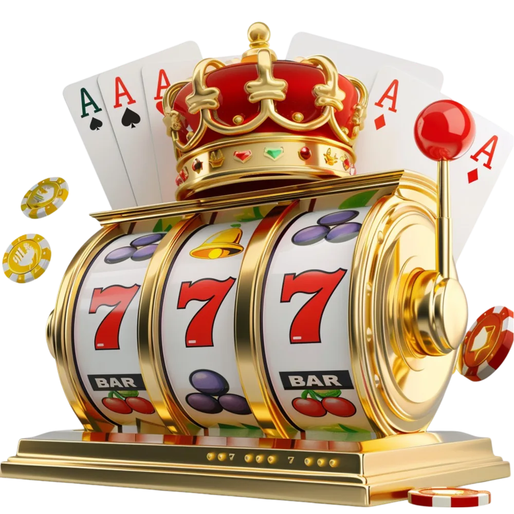Golden slot machine